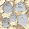 Stamped concrete DIY single stone SET
